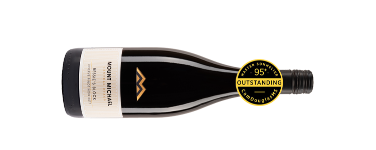 95 Points / Outstanding Mount Michael Bessies Block Pinot Noir 2017